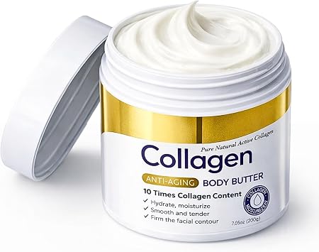 Collagen Body Lotion 200g - CollagenBody Cream for Dry Skin, Fast Absorbing Collagen Firming Body Lotion for Arms, Legs, Neck & Chest, Non Greasy Body Moisturiser