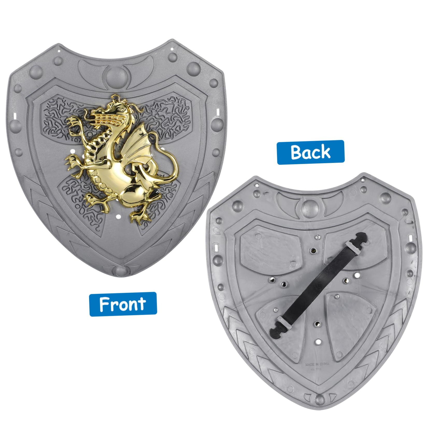 Homoyoyo Cosplay Prop Shield for Dragon Design Knight Accessory for Costume Parties Carnival and Stage Performances Durable Material Fantasy Prop - Image 3