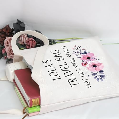 Miniatura 3 de POFULL Bolsa de viaje Lola - Regalo de cumpleaños, visita, abrazo, repetición de estropeo, bolsa de cosméticos, Bolso tote de viaje de Lola, Grande