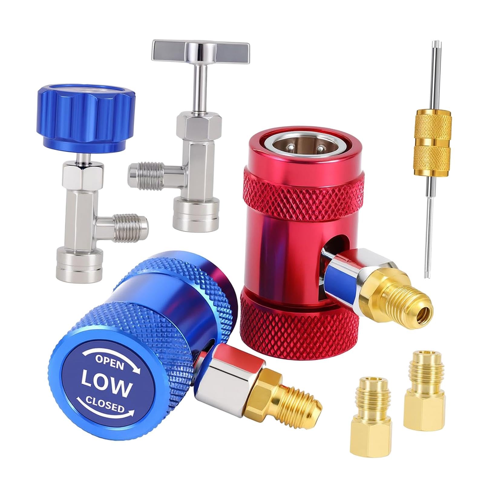 Kit Adaptador R1234yf para Conexiones Rápidas de Aire Acondicionado