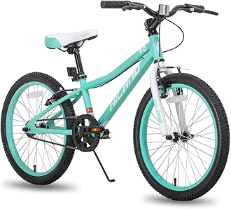 Sponsored Ad - HILAND 20 Inch Kids' Bicycles Mountain Bike for Boys, Girls 5+ Years Old, Single Speed Kids Bicycles with Dual Handbrakes, Child Bike | Kids Bicycles, Dual Handbrakes, Kickstand