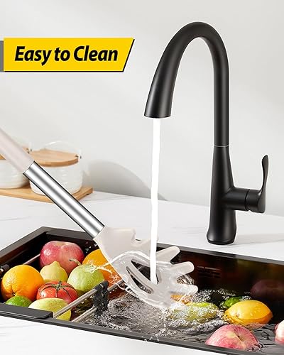 Miniatura 5 de Juego de tenedor de silicona para pasta y cuchara de cocina, utensilios de cocina antiadherentes para cocinar, agitar, servir espaguetis, sopa,