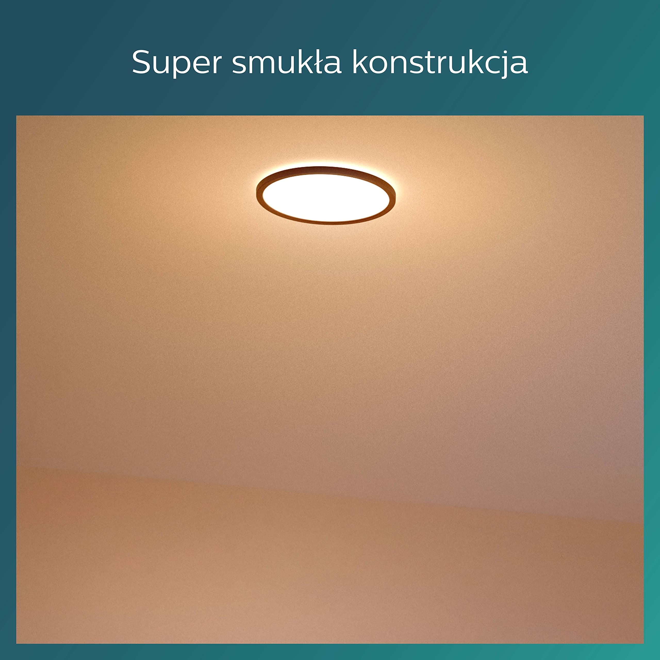Philips Lampa Sufitowa CL550, Stopniowe Przyciemnianie, Czarny
