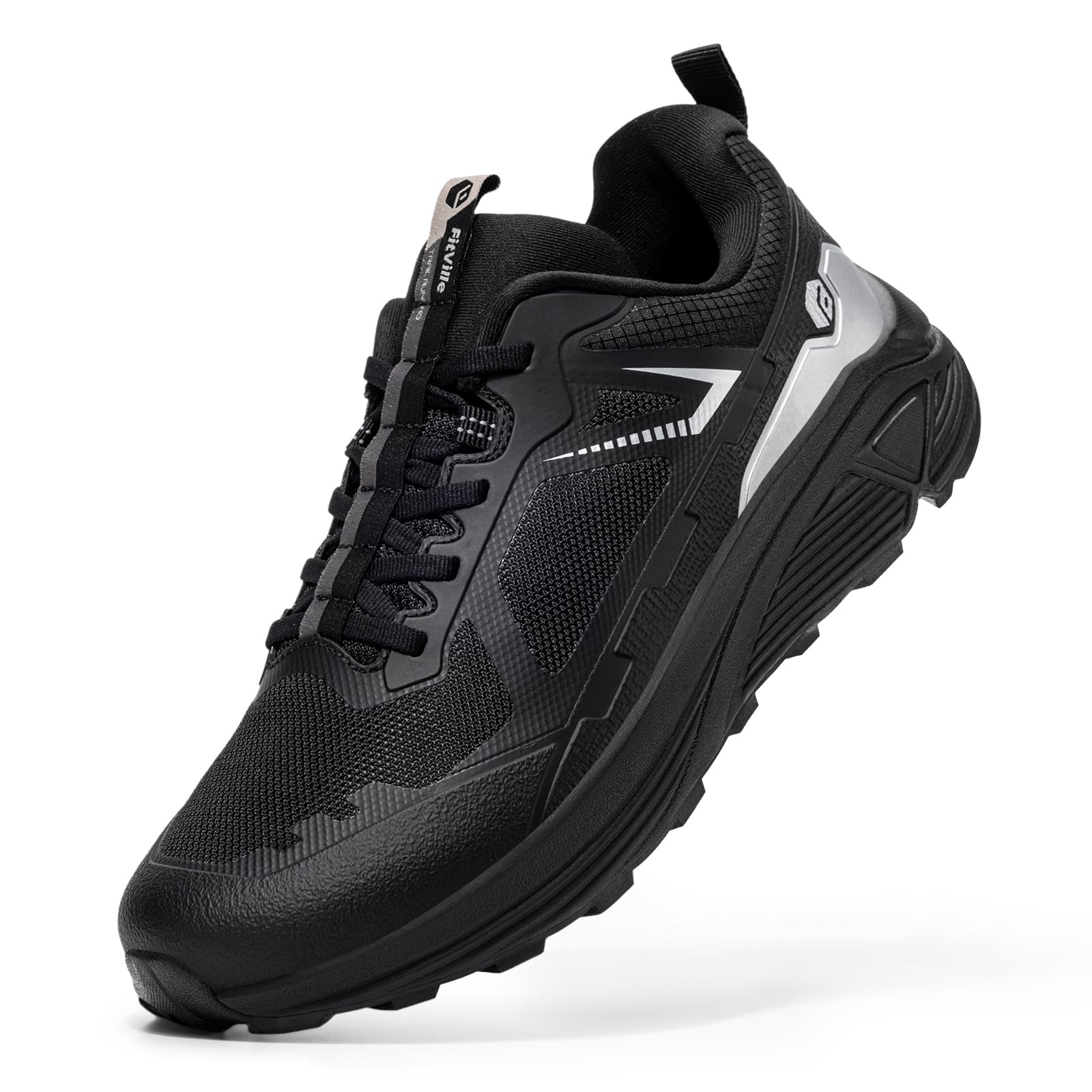 Trail Running Shoes Men Extra Wide Athletic Sneakers Hiking Shoes