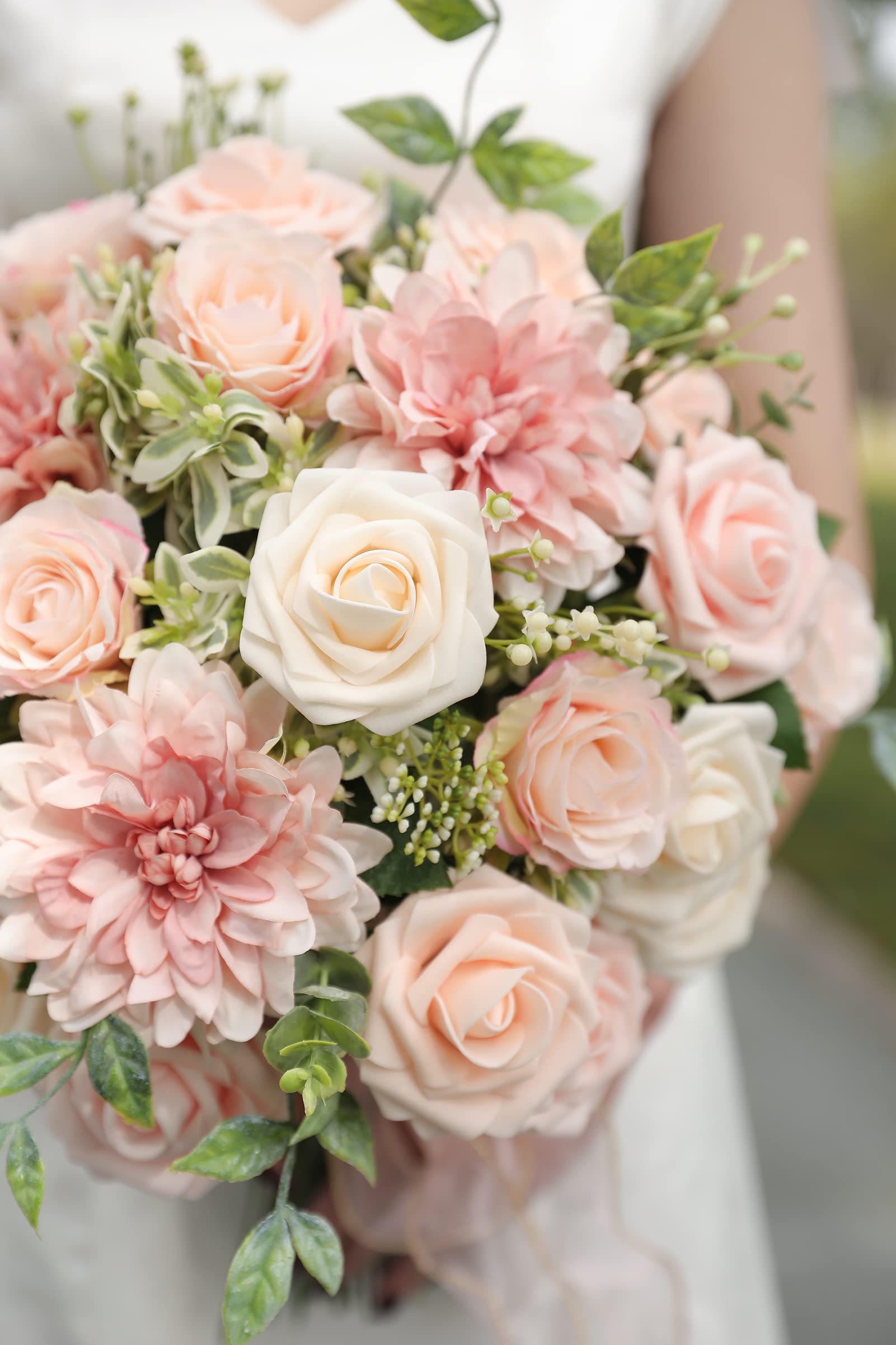 Fiore artificiale con gambo lungo 71cm per Bouquet da sposa fatti da te centrota
