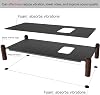 Real wood stand holder accessories for Sub 4 protect your Sonos Sub 4 and improve your sound. Safe and Stable Wood Mount with Metal Frame for Sonos Sub 4, Sub 3, Sub 2 Walnut Black