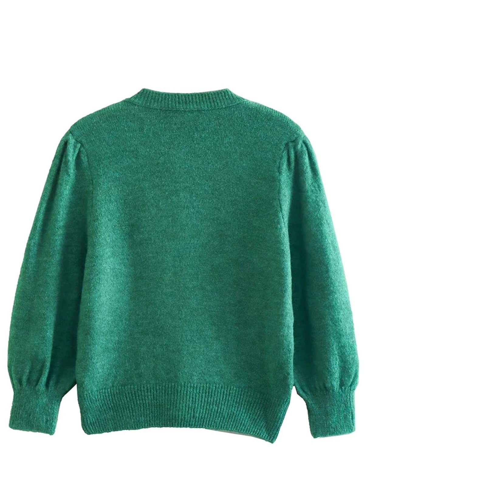 Damskie swetry odzież damska okrągły dekolt długi rękaw luźny dzianinowy kardigan wysadzany klejnotami guzik sweter damski streetwear