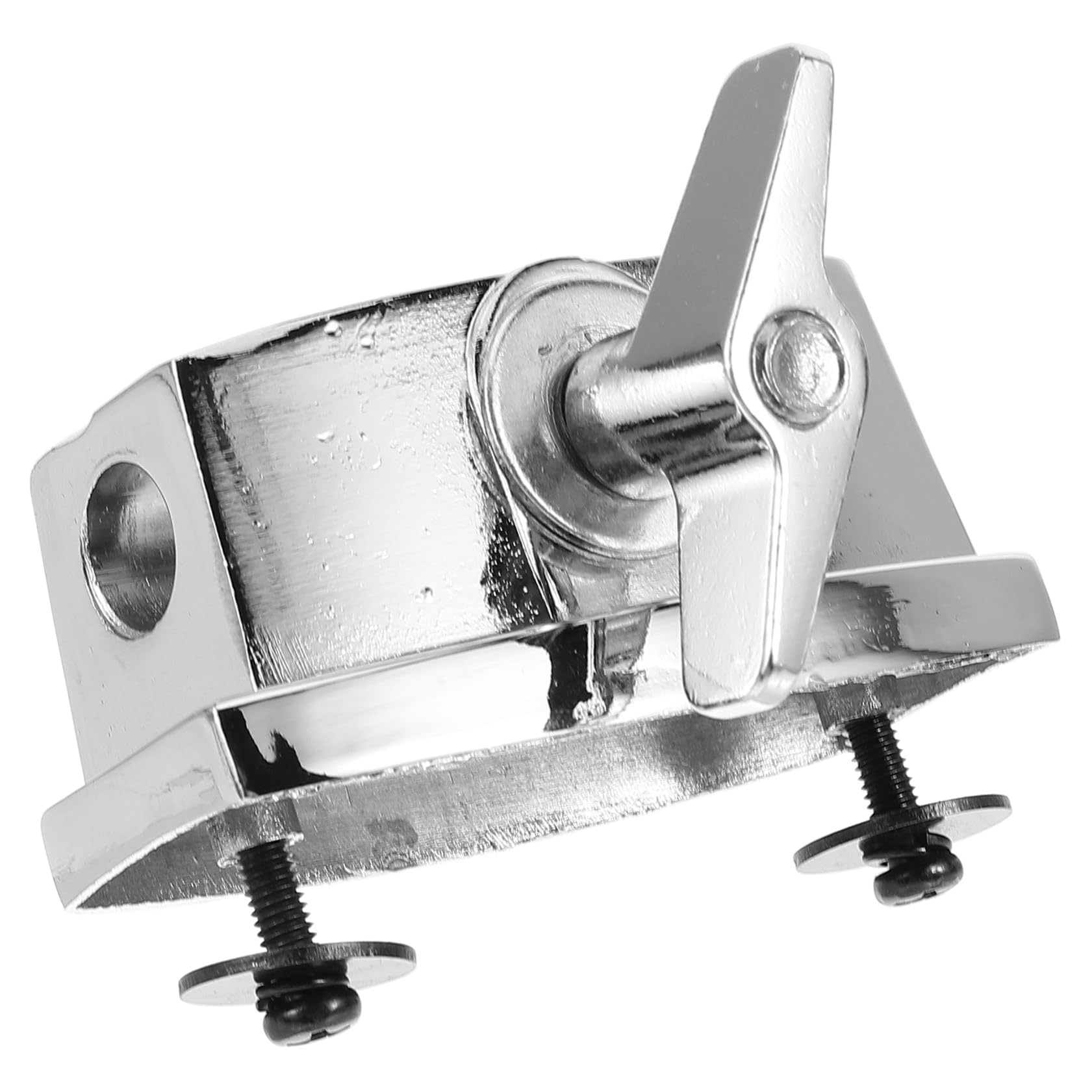 CLISPEED Support de Tom en Alliage Argenté, Pièces et Accessoires pour Batterie, Fixation Remplaçable Offrant un Support Supplémentaire, pour Usage Musical