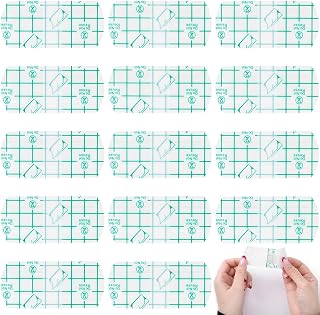 15 Pcs Disposable Plastic Eye Shield, Microblading Aftercare Protection Film, Waterproof Clear Eyebrow Tape, Protective Paste Supplies for Eyebrow