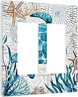 Vista 32 de Cubierta de interruptor de luz decorativa de pared de bruja negra Ouija Gótica Esqueleto Calavera 1 banda Placa frontal eléctrica de interruptor