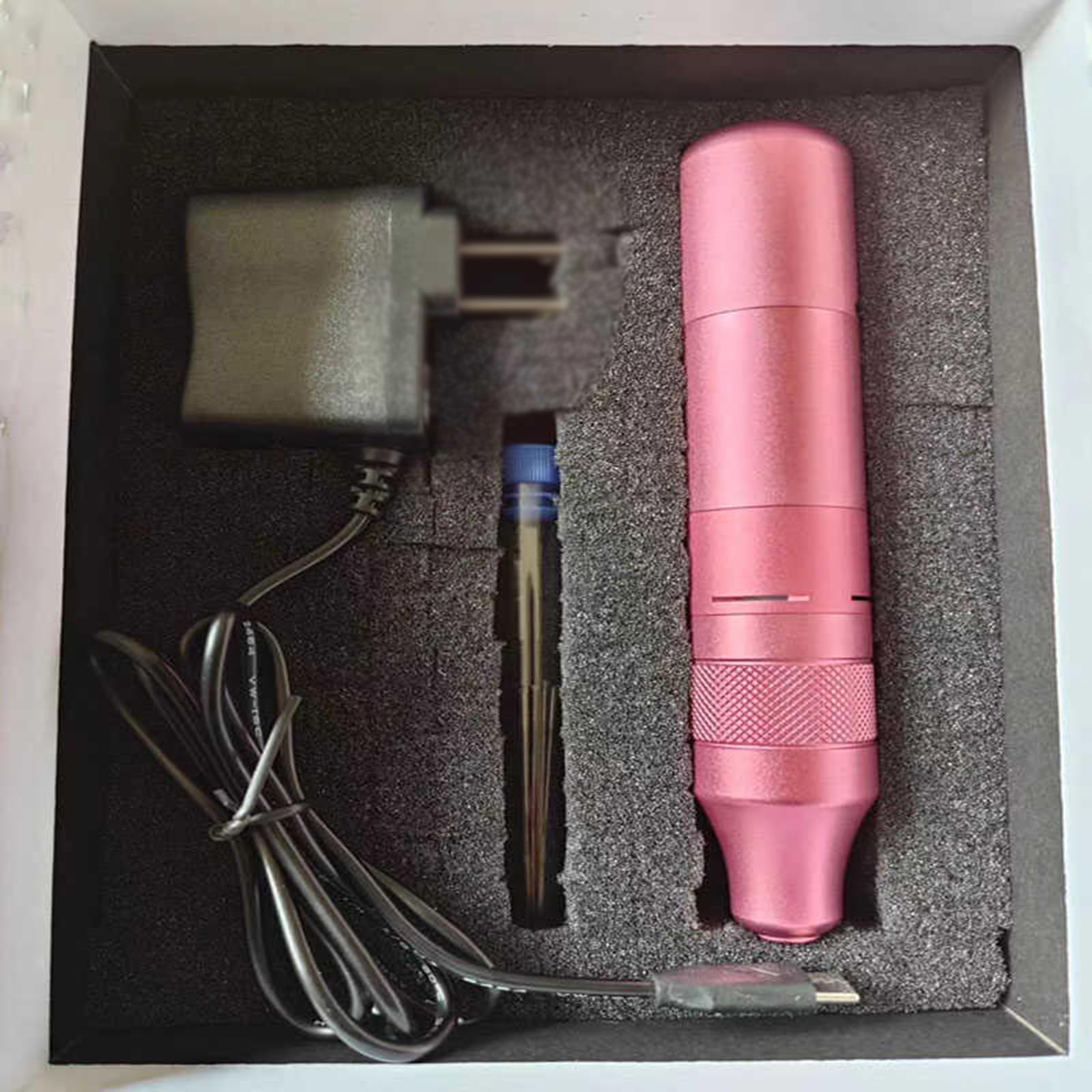 Herramienta De Fieltro De Lana, Kit De Máquina De Aguja De Fieltro Eléctrico, Máquina De Perforación De Fieltro, Aguja Rápida, Detalle para Pintura De Lana De Bricolaje