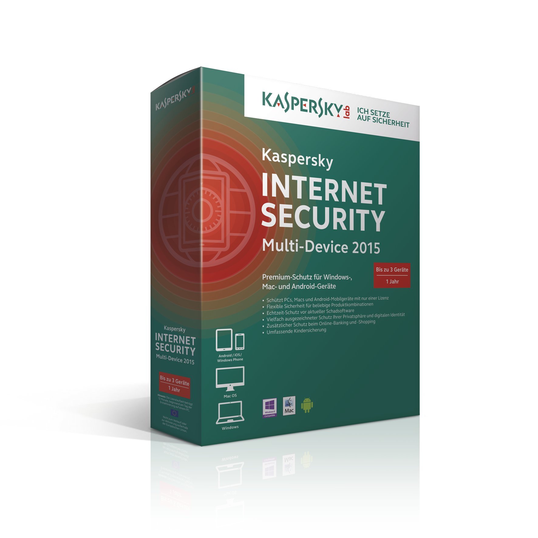 Kaspersky Internet Security 2015 Multi Device - 3 Geräte