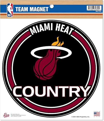 Vista 19 de Rico Industries NBA Basketball 8" Round Magnet