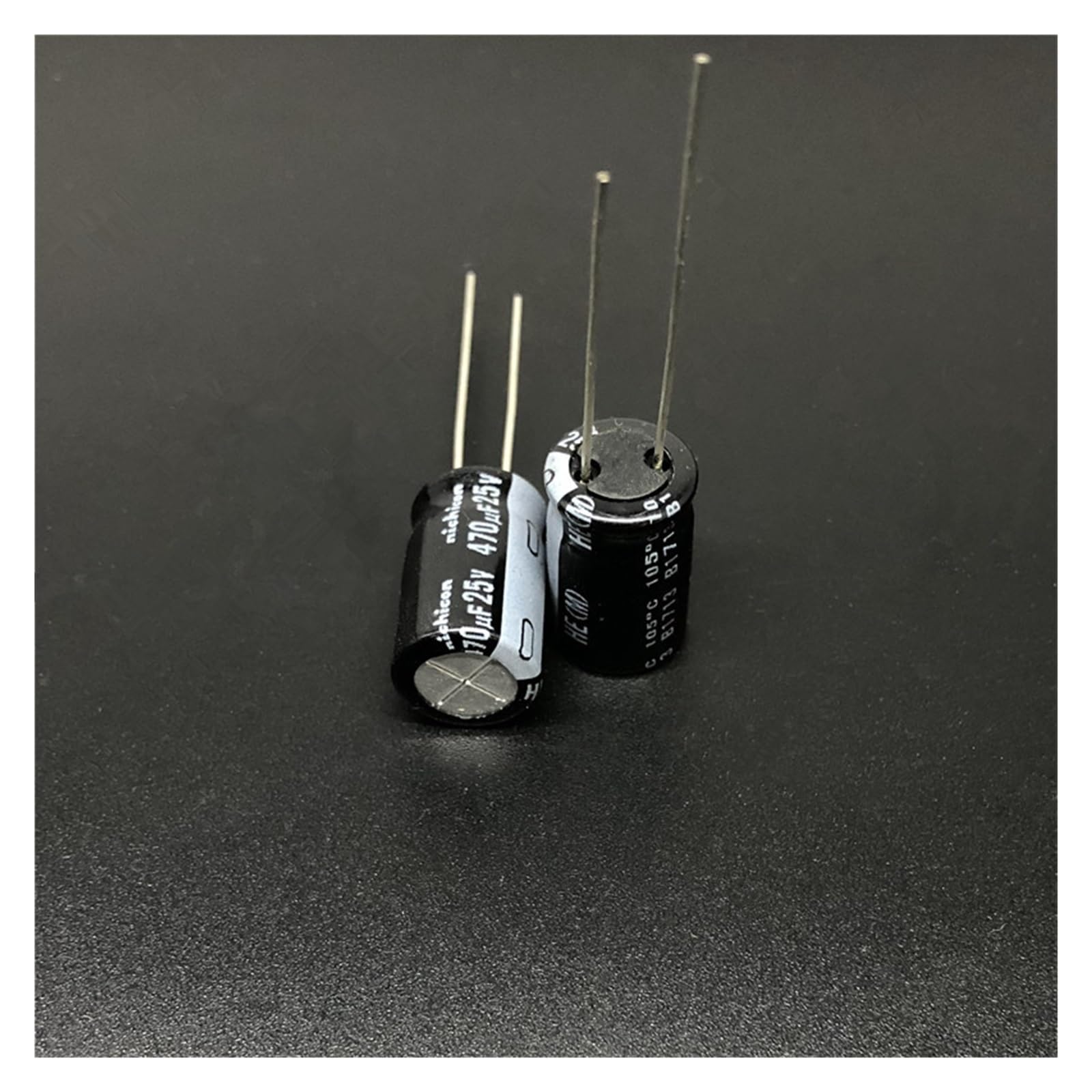 10 pces 470 uf 25 v nippon ncc ky kze série 10x16mm baixo capacitor eletrolítico de alumínio esr
