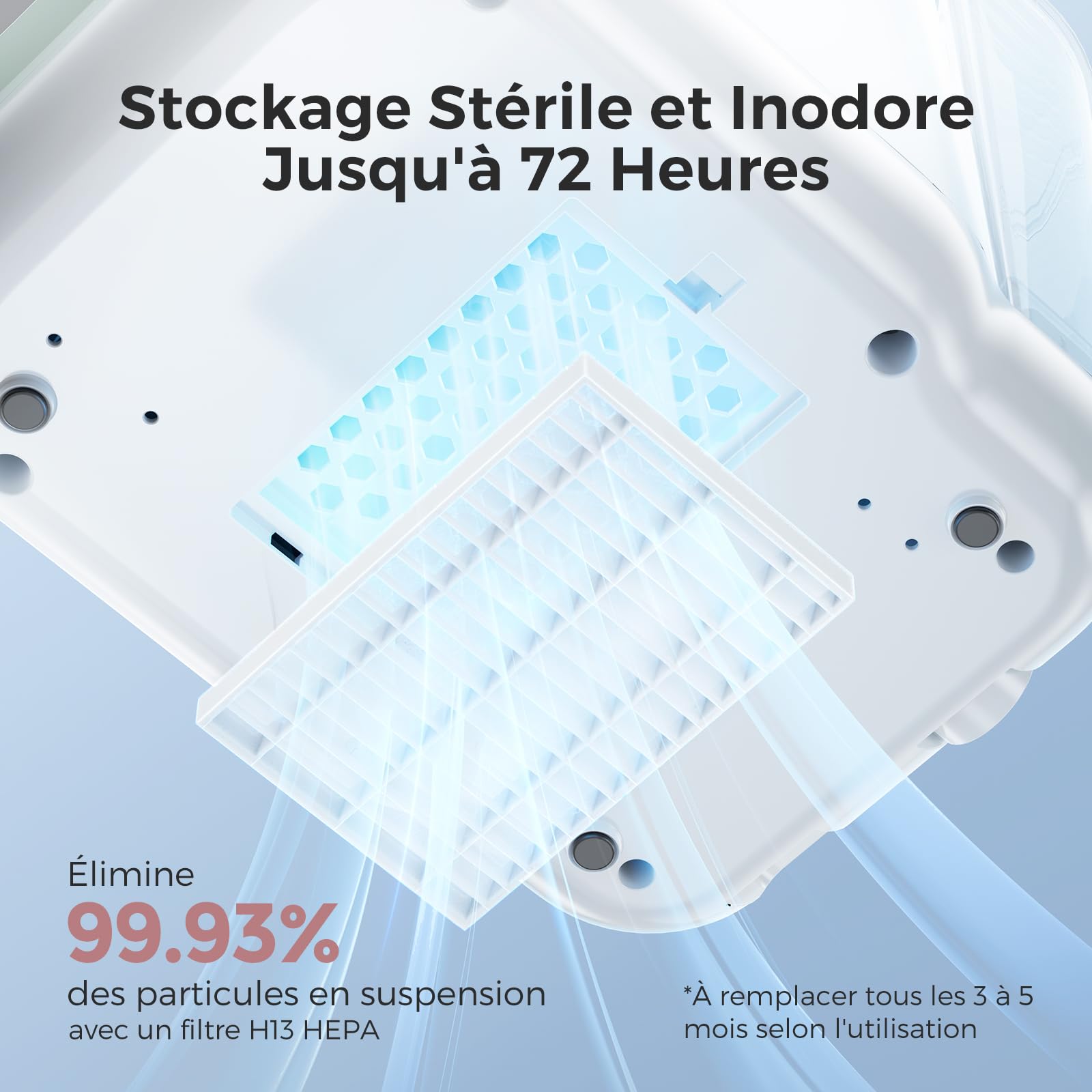 Momcozy Nettoyeur Biberons Haute Pression 2.2kPa, 19 Min, 99.9% Germes | Cycle rapide, Toutes marques, Sans BPA, Bébé, Nouveau-né, Hygiène, Compact, Électrique, Automatique, Cadeau, Lot, Silencieux