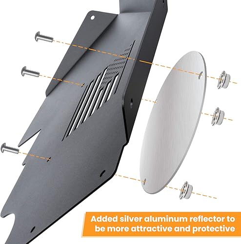 Miniatura 5 de Forros de guardabarros interiores delanteros para Jeep Wrangler JK JKU 4WD 2007-2018 Logotipo de la bandera de Estados Unidos resistente a la