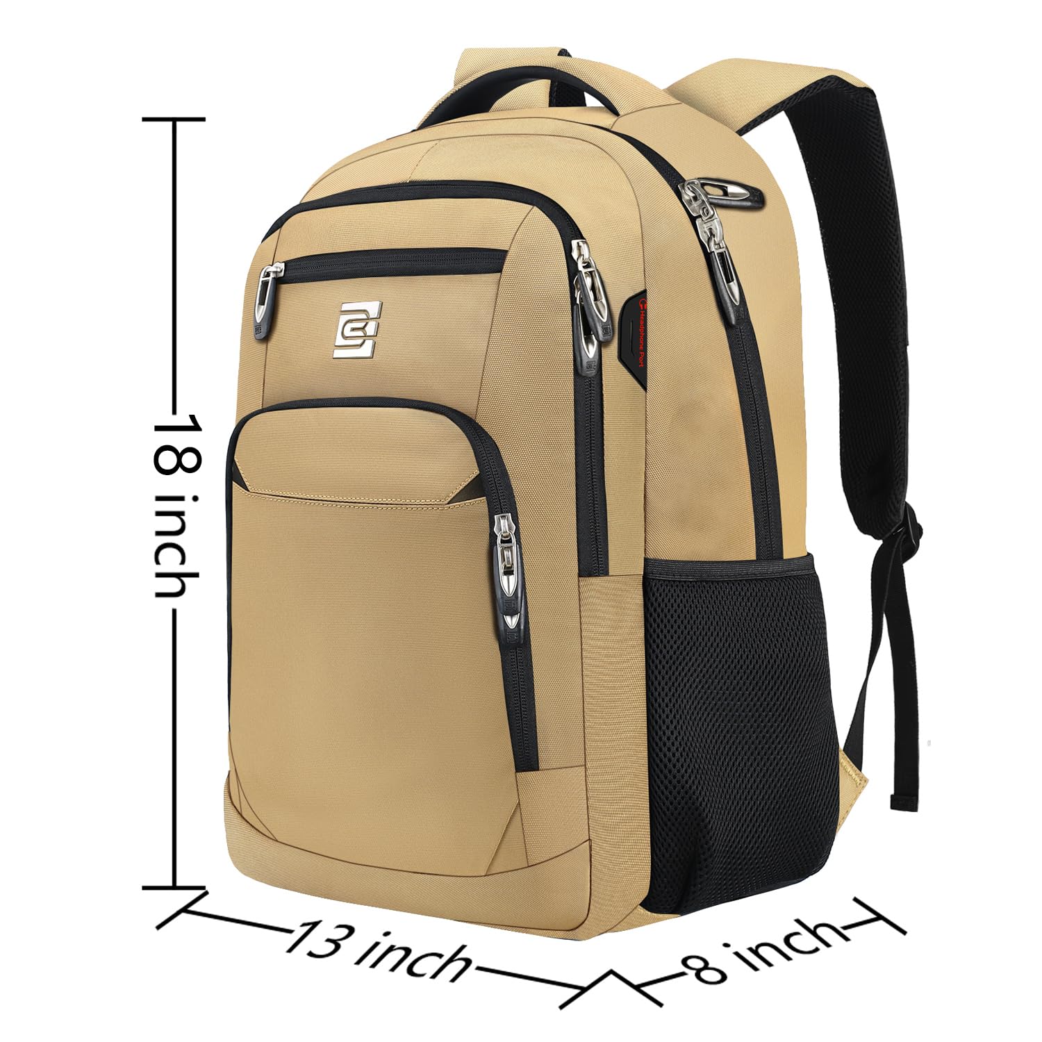 Volher Laptop Backpack,Business Travel Anti Theft Slim College Backpack — Amazon image 25