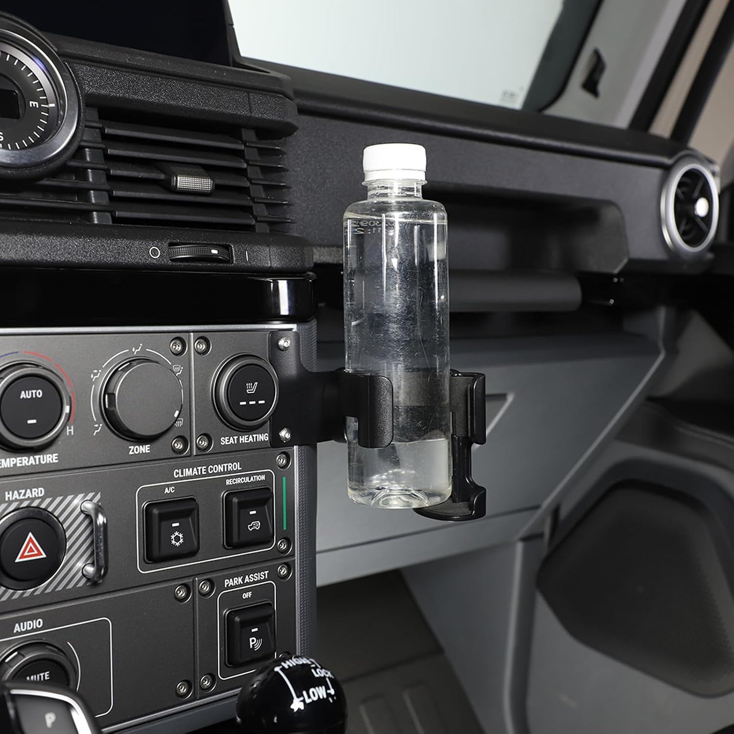 Multi-Function Drink Cup Phone Holder 2 in 1 Bolt-on Center Console Cell Phone Holder Compatible with Ineos Grenadier 2020-2024 Center Console Right Phone Water Cup Holder