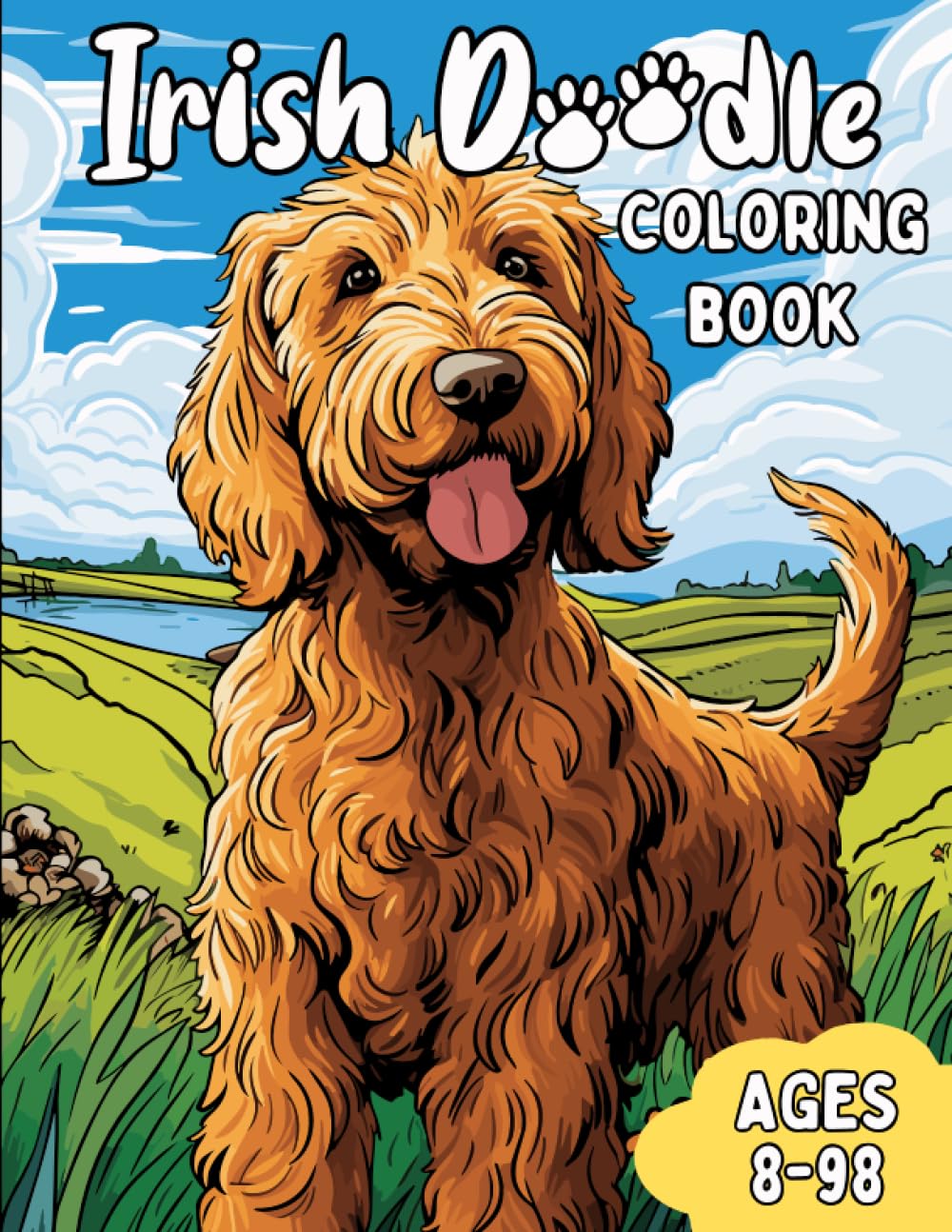 Irish Doodle Coloring Book: Awesome Irish Doodle Coloring Book for Anyone