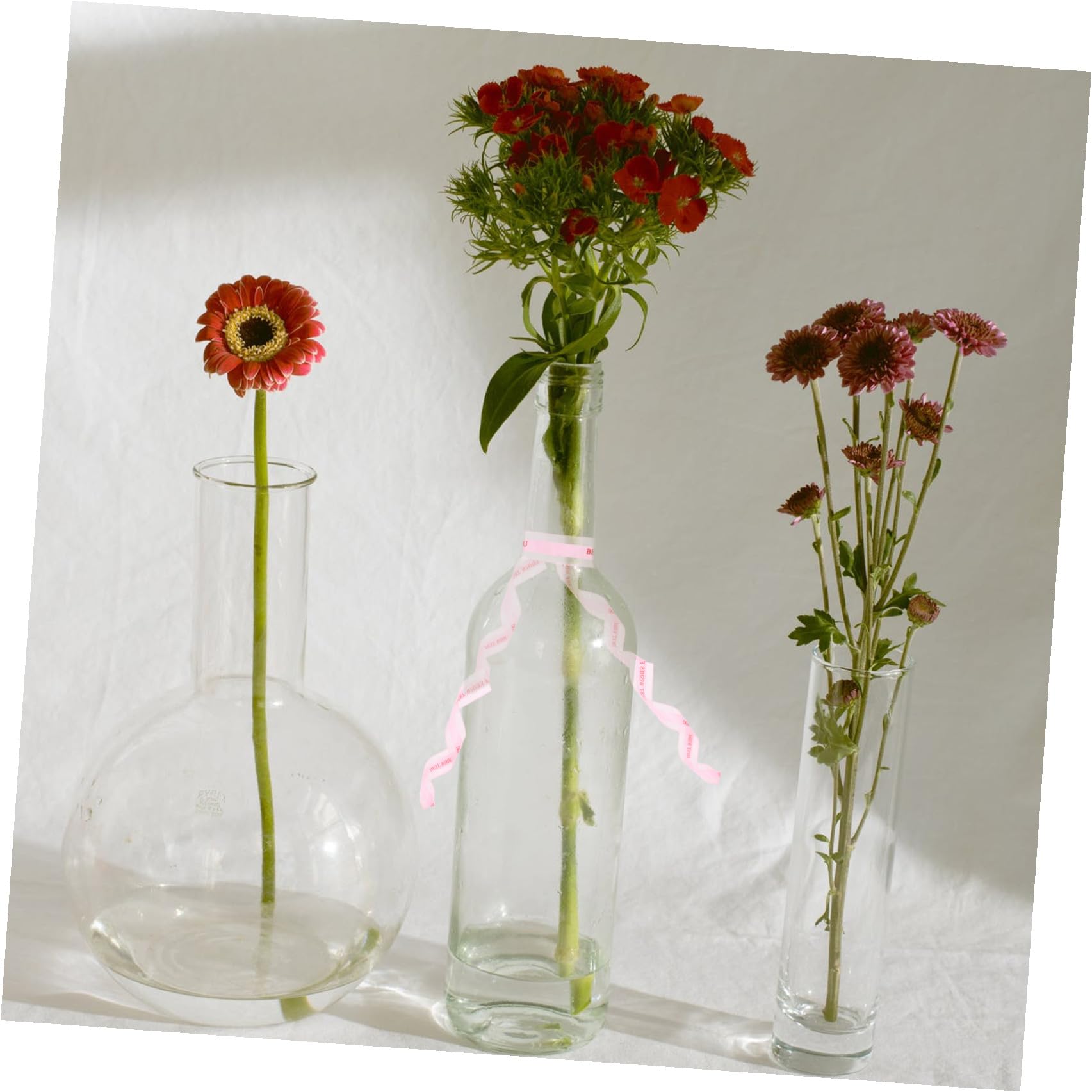 NUOBESTY 5rotoli Nastro in Raso Decorativo Nastro per Confezioni Regalo Regalo per Pacchi Creativo per Feste