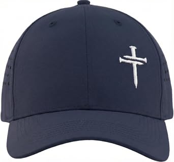 3 Nail Jesus Cross Faith Hat XL/XXL Available, Christian Baseball Cap, Religious Gift for Birthday Chistmas Easter