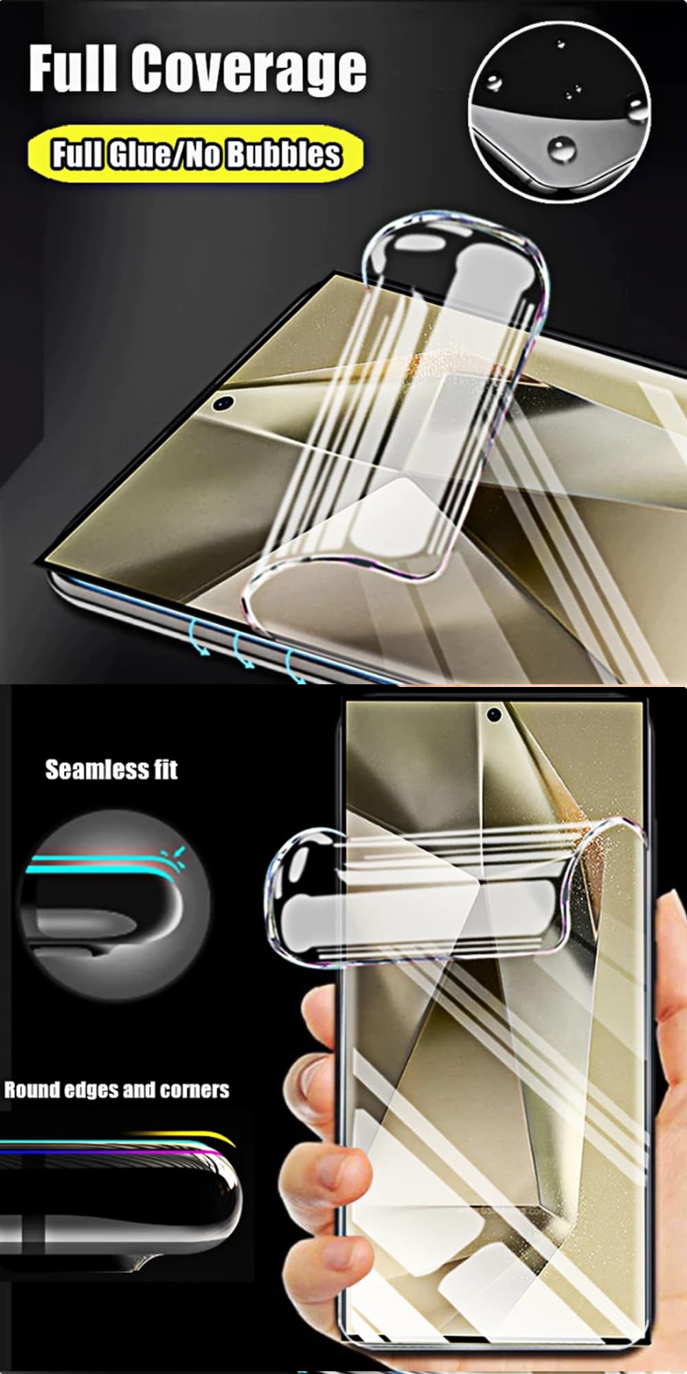 3 Pezzi Pellicola Protettiva In TPU Per Xiaomi Redmi Note 13 4G - Film Hydrogel Flessibile, HD Trasparente, Anti Graffio E Senza Bolle