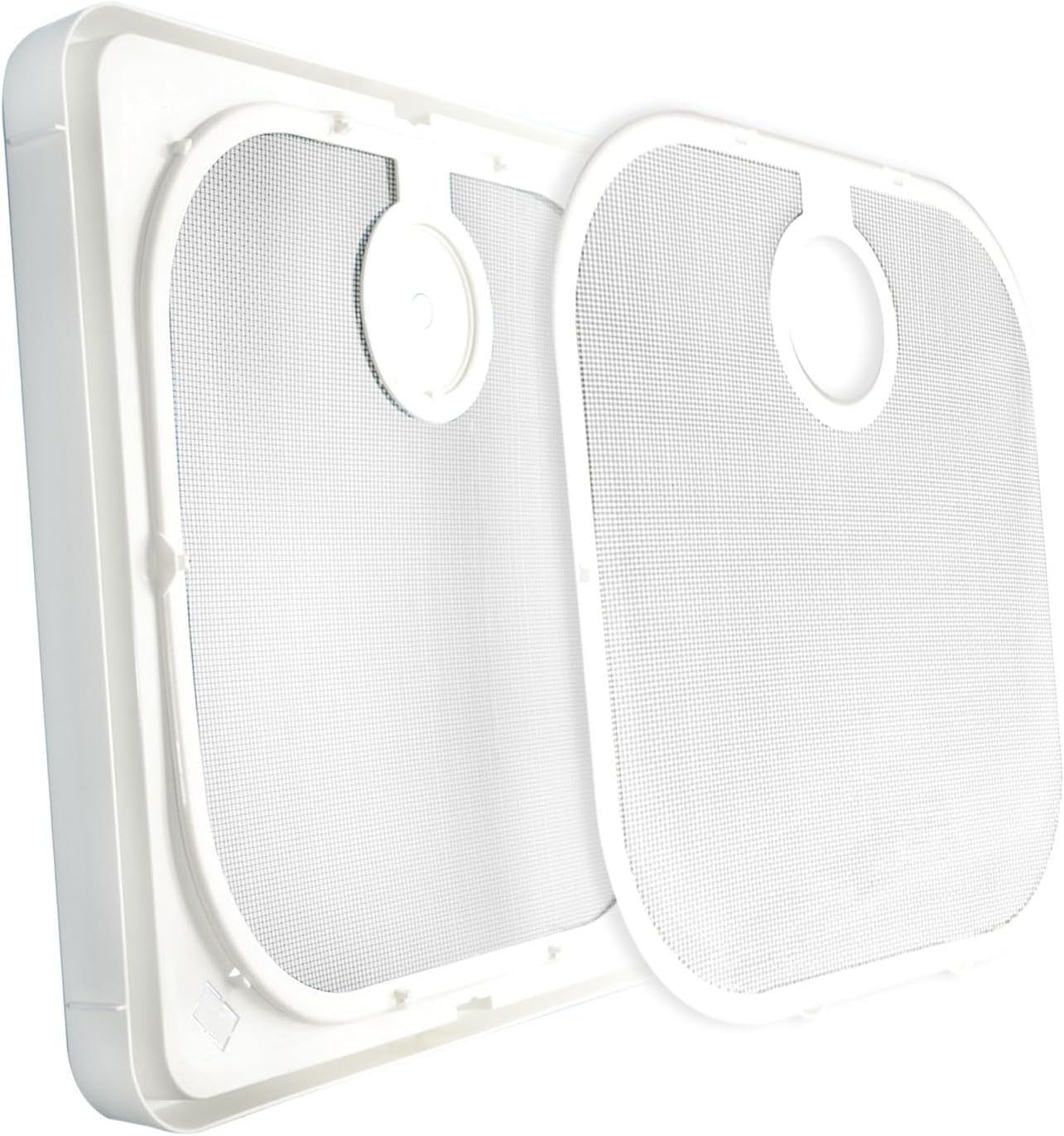 BVC0573-31 Roof Vent Screen Frame with Removable Mesh, Easy Replacement Install, Includes Frame and Screen, Fits 14x14 Inch Opening