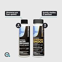 Vista 5 de Aquadoc Kit de iniciación de bromo para bañera de hidromasaje para spas, kit completo de mantenimiento de spa con tabletas de bromo y kit completo