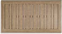 Vista 6 de Signature Design by Ashley Gerianne - Mesa de cóctel rectangular contemporánea para exteriores, superficie de listones que repele el agua de lluvia