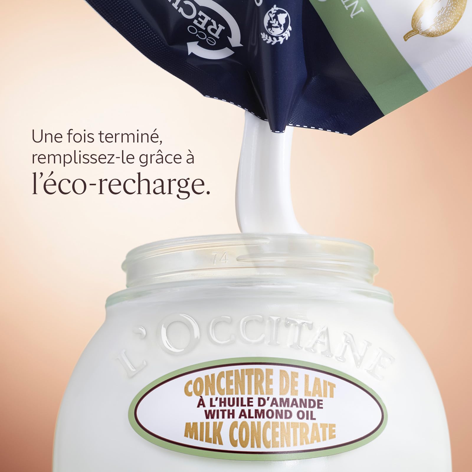 L'OCCITANE Concentré de Lait Amande Fabriqué en France