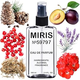 MIRIS No. 59797, Inspired by Bad Boy Coba Electrique, Long-Lasting Eau de Parfum for Men, Spray 3.4 Fl Oz / 100 ml