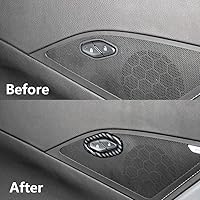 Vista 7 de Cubierta de botón de interruptor de bloqueo de puerta de aspecto de fibra de carbono Accesorios moldeo para 2014 2015 2016 2017 2018 Chevrolet