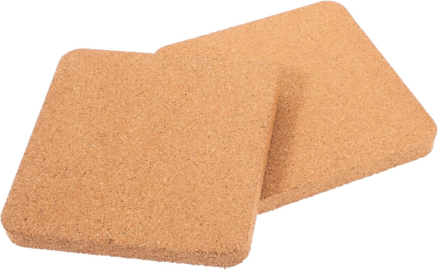 KICHOUSE 2pcs Small Cork Board Xin Frameless Memo Board Decorative Push Pins for Wall Office Notice