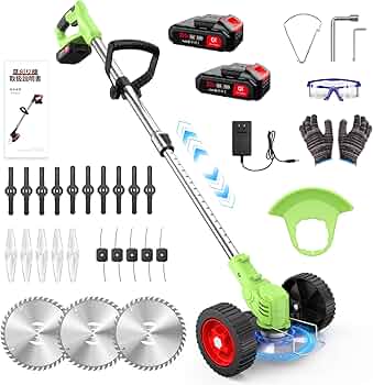 草刈機 電動 バッテリー式 1880W高出力 2000mAh×2 大容量 Amazon.co.jp: 草刈り機 充電式草刈り機 1880W高出力 21V 2*2000mAh大