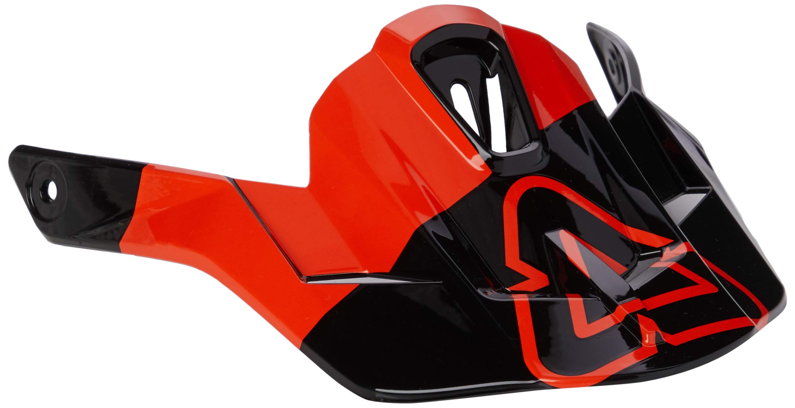 Leatt GPX 5.5 Unisex Motorcycle Helmet Visor - Adult, Black/Orange, S