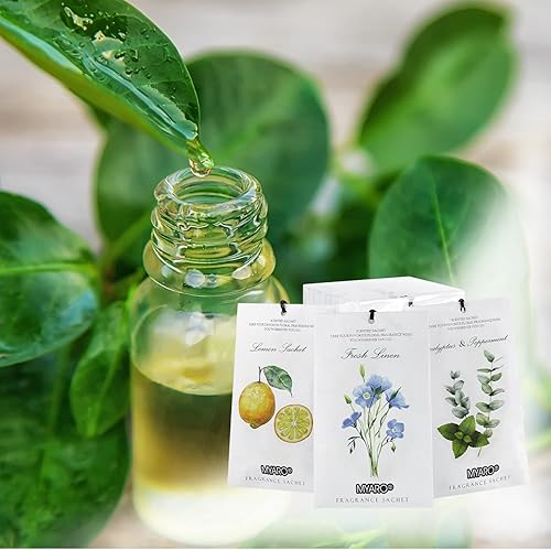 Miniatura 6 de MYARO Paquete de 12 sobres perfumados para cajón y armario, desodorante de armario de larga duración, bolsas de popurrí, aromas de habitación,