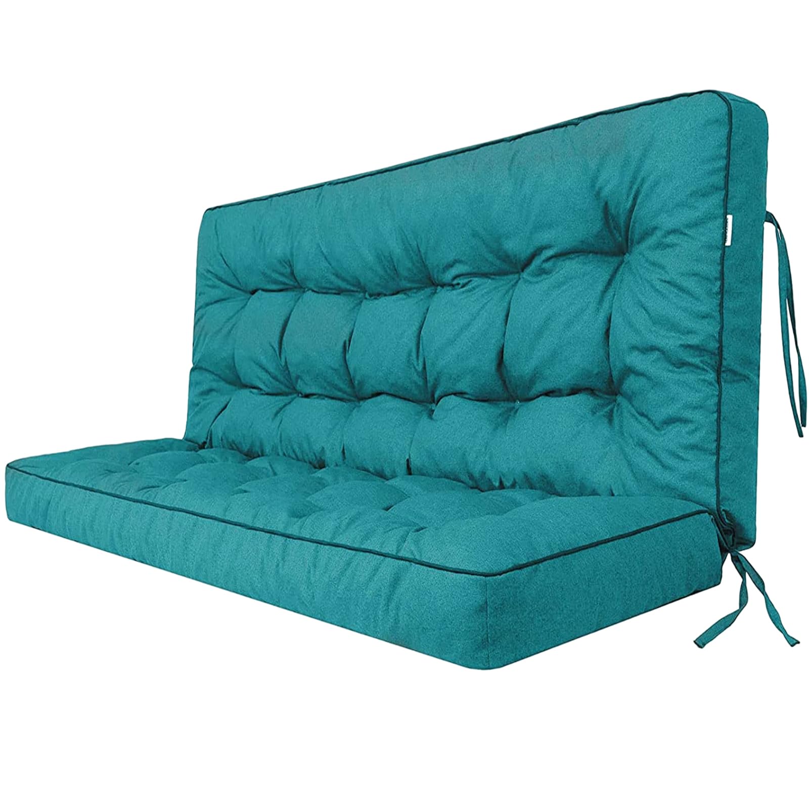 Coussin de banc balancelle dossier bleu - Matelas de chaise jardin et mobilier terrasse