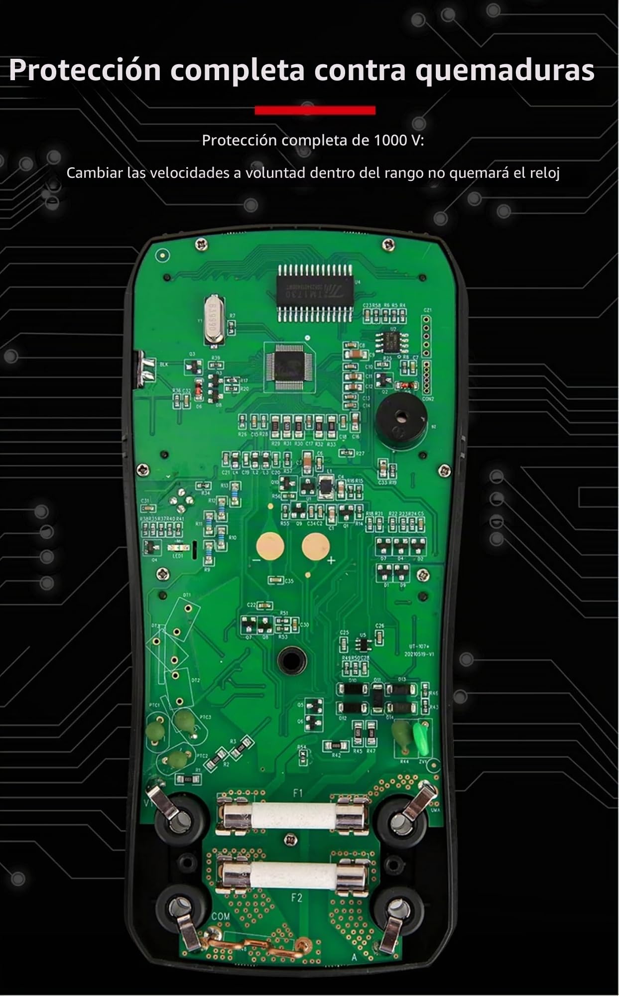 UNI-T UT107+ Automobile Multimeter High Precision True RMS Automobile Automatic Range Actual Value Digital Multimeter.