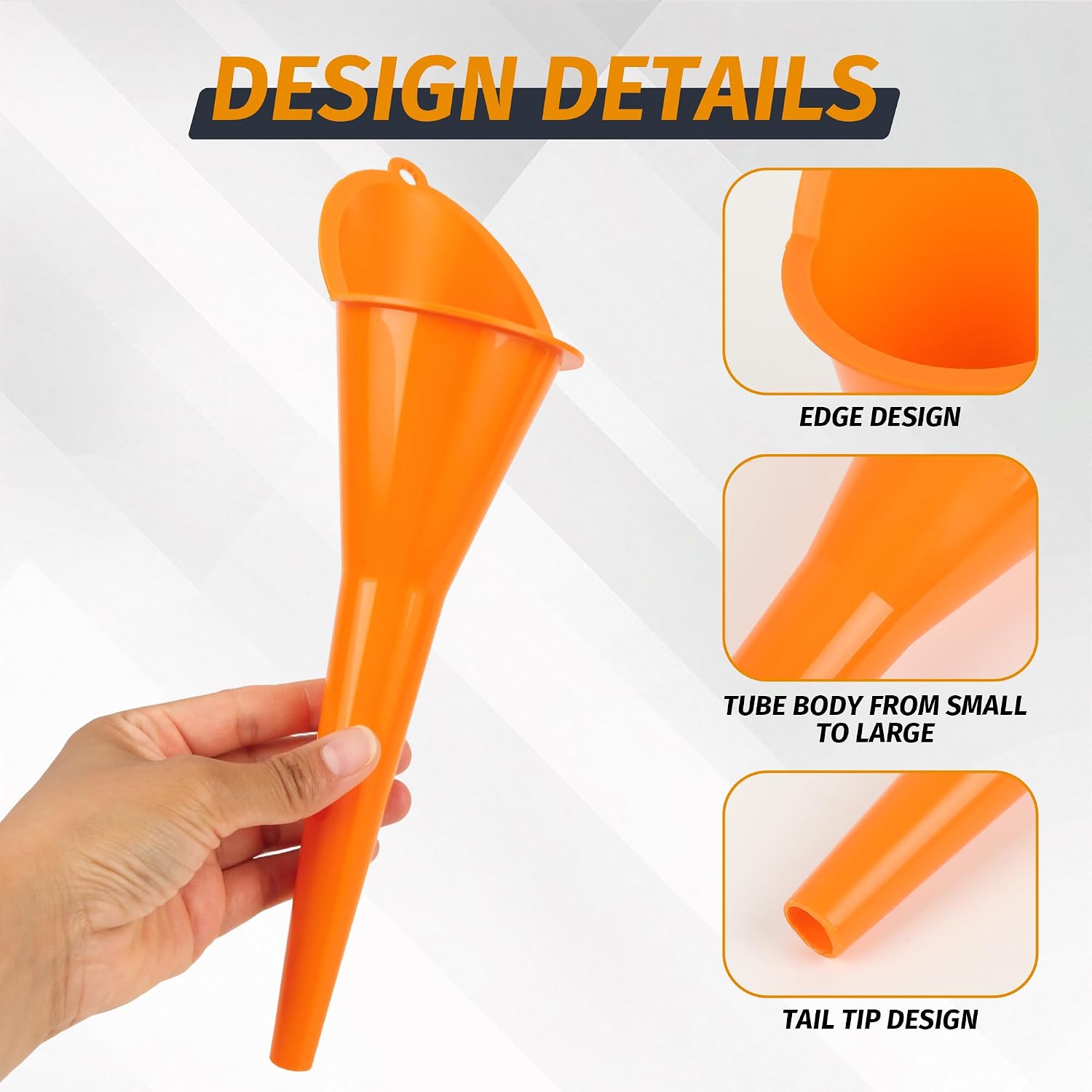3Pcs Long-Neck Oil Funnel for Automotive use,Oil funnels for car