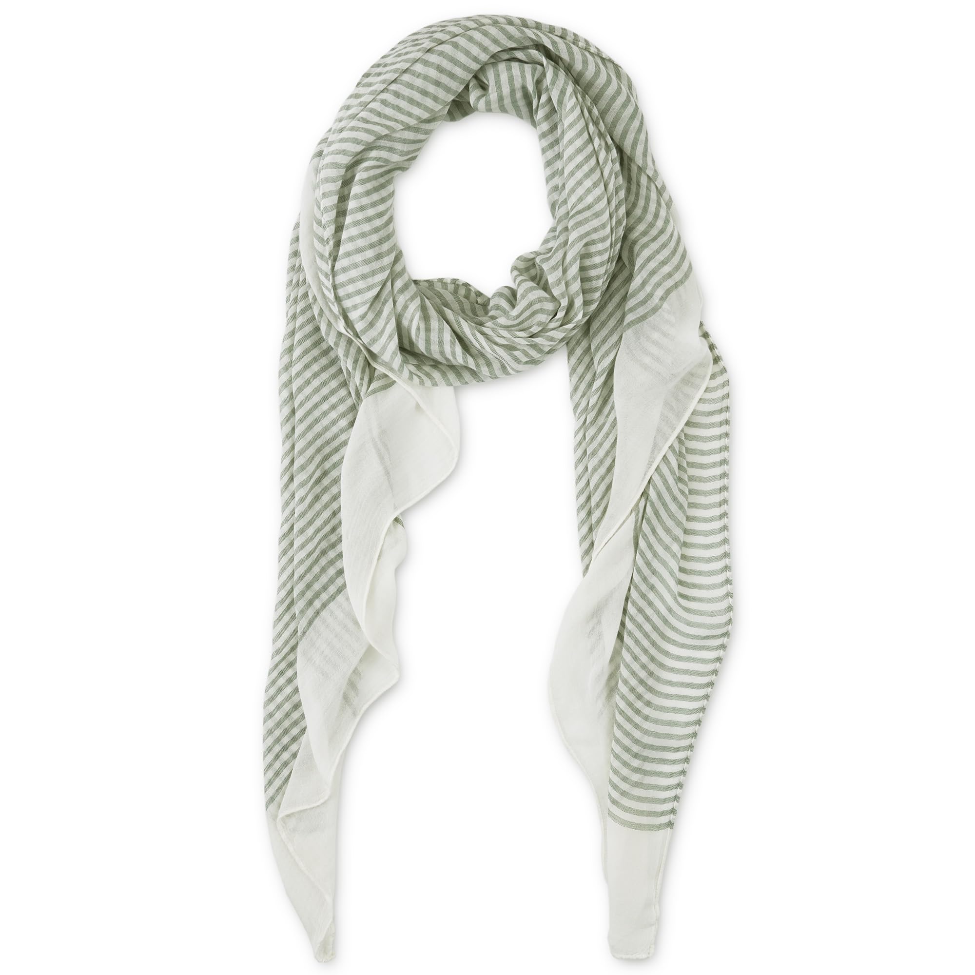 Hadley Wren Women's Lightweight Summer Insect Shield Scarf Fashion, Army Green, One Size