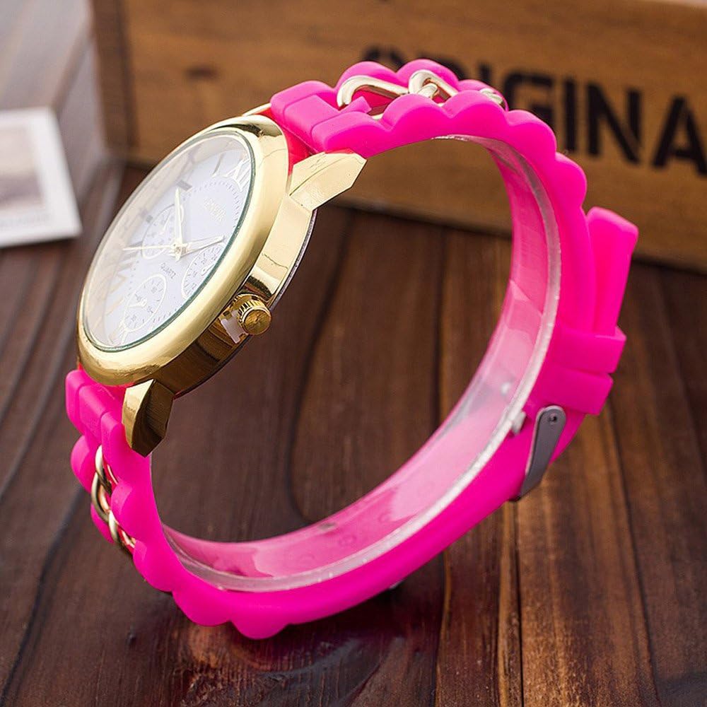 CdyBox Women Men Silicone Band Wholesale 10 Assorted Quartz Watches Jelly Gel Bracelet - Image 5