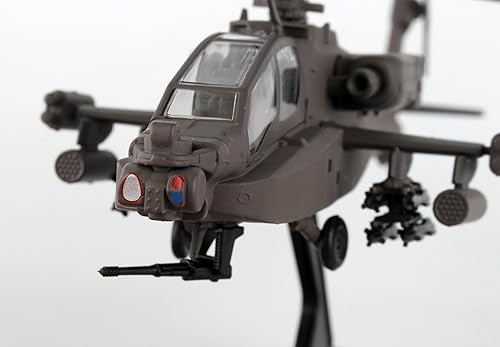Miniatura 7 de Daron Sello de correo Boeing AH-64D Apache de arco largo escala 1100 modelo de exhibición fundido a presión con soporte mediano