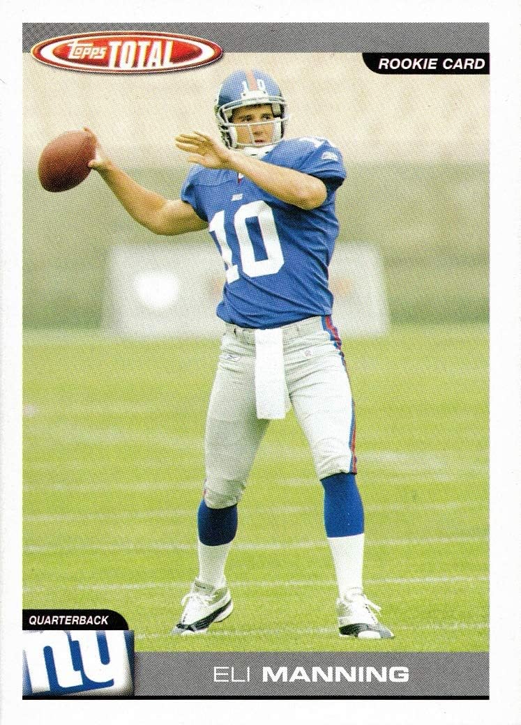 2004 Topps Total Football #350 Eli Manning Rookie Card