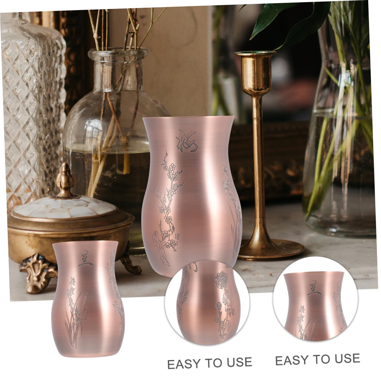Cabilock Dispensador De Vino Asa y Separador De Licor Jarra De Metal Para Decantador De Whisky Reutilizable Para Degustaciones Casa