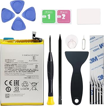 New Upgraded BN56 Replacement Battery Compatible with Redmi 9A / Redmi 9C / Poco M2 Pro with Repair Toolkit