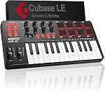 KOKKO 25 Key MIDI Controller Keyboard, USB Powered Mini MIDI Keyboard with 8 Backlit Pads 8 Assignable Knobs, Built-in Arpeggiator for Music Production, Compatible with Cubase/FL Studio/Logic
