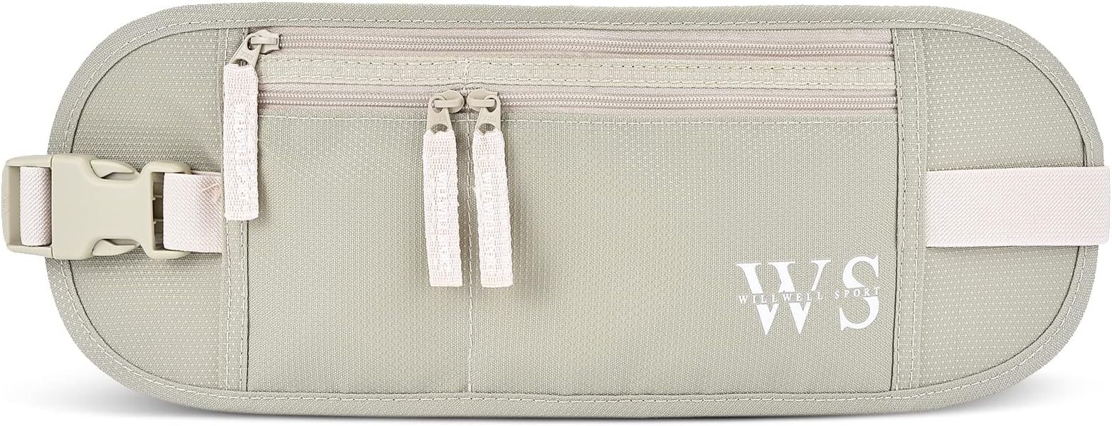 ARTOCT Geldgürtel Für Reisen - Versteckte Brusttasche Für Pass & Bargeld