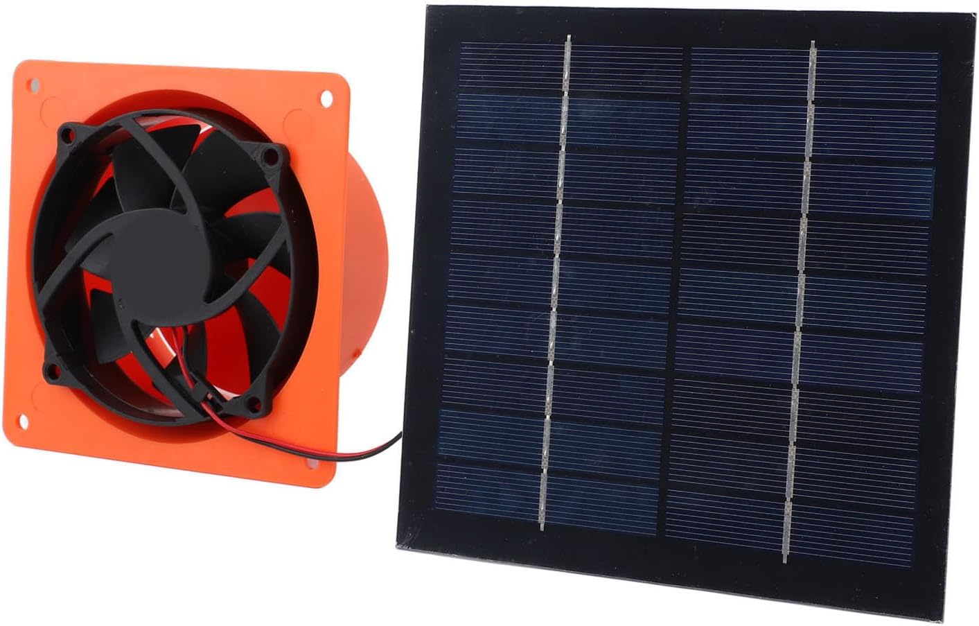 Solar Powered Vent Fan Kit Cooling for Attics Greenhouses RVs 20W