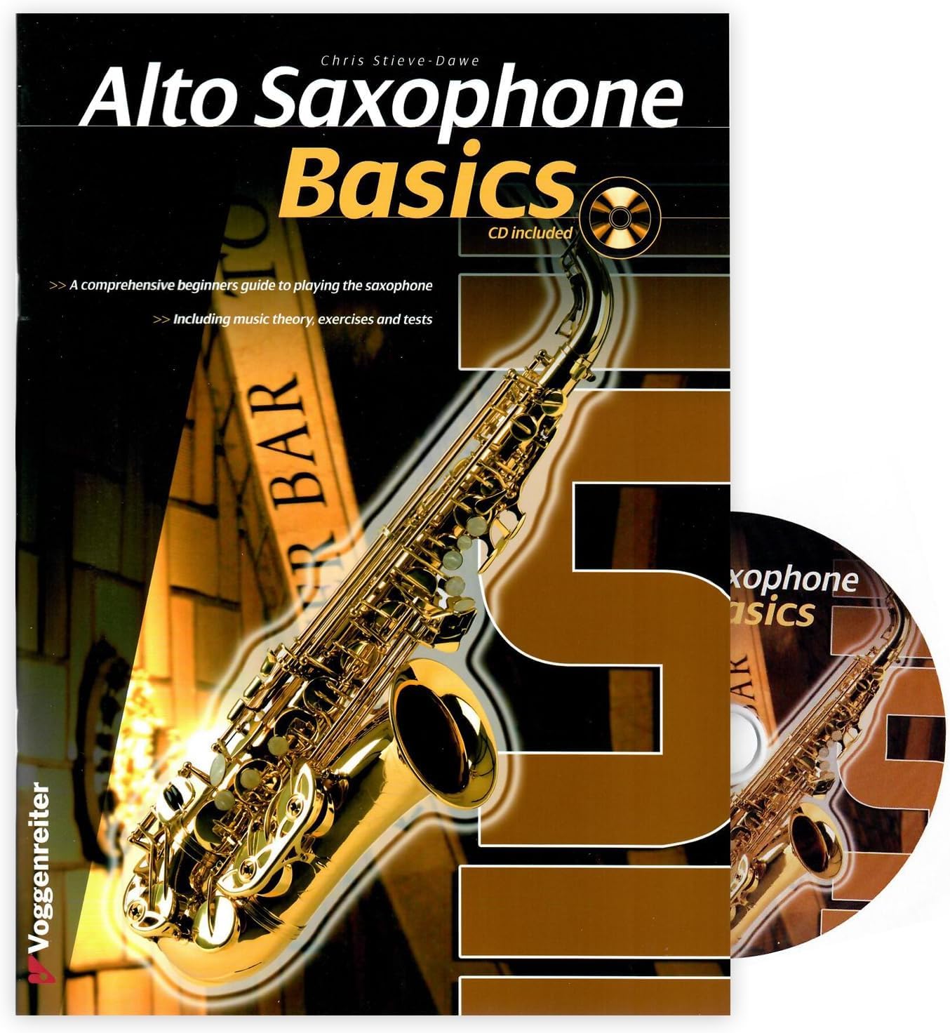 TAS-135 Sassofono Contralto in Mi♭ completo di custodia di alta qualità, bocchino Soundman D5, corso di sax “Alto Saxophone Basics” (set iniziale)