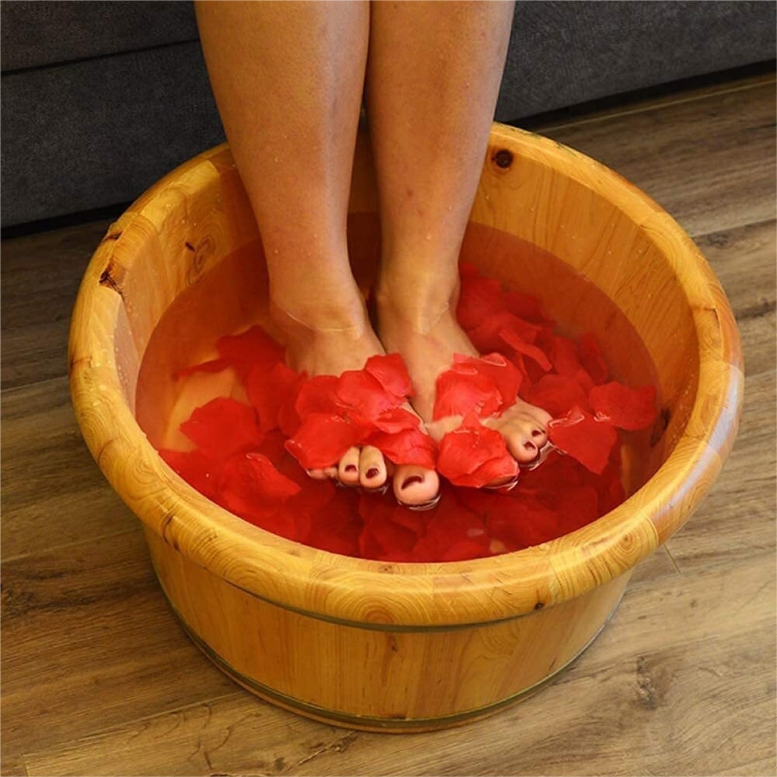 Fußbad Fussbad Fußwanne Holz Fußbad Eimer Pediküre Becken Natürliche Holz Fuß Barrel Becken Wanne Fuß Waschen Holz Barrel Fußbadewanne